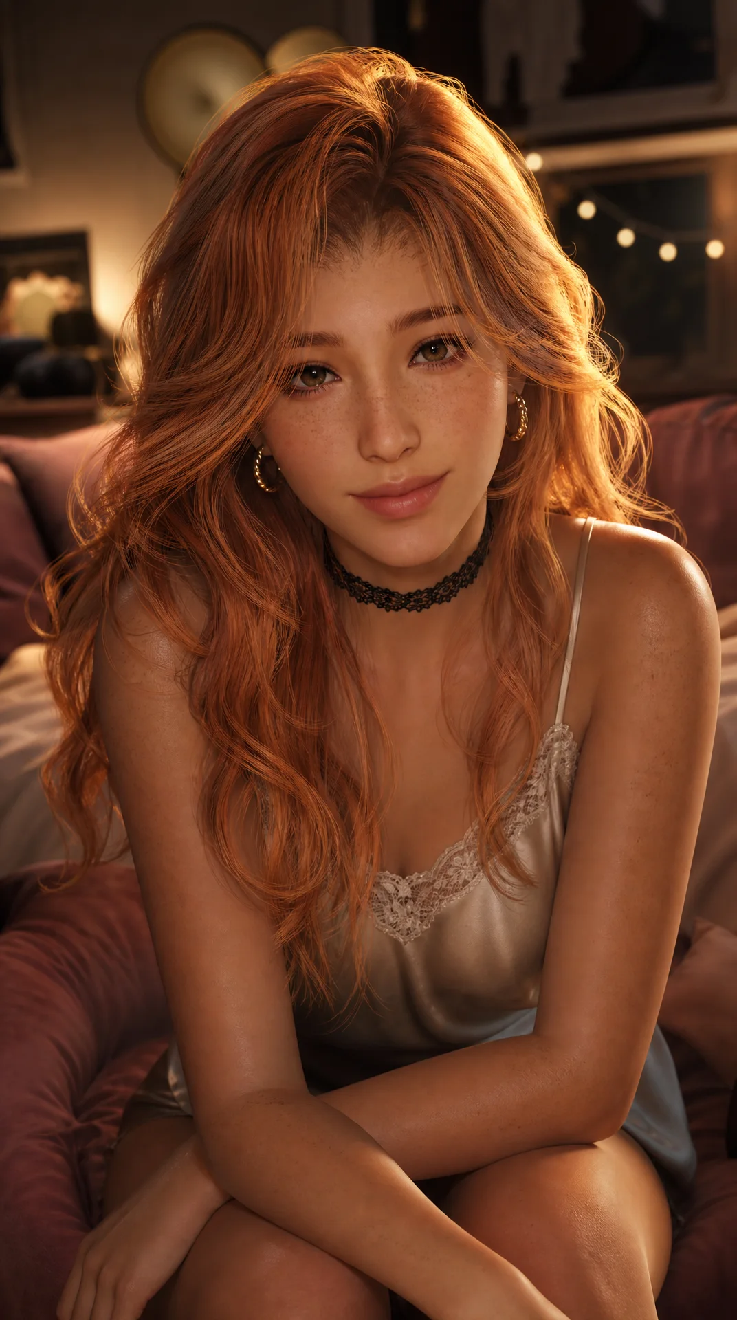 red head female